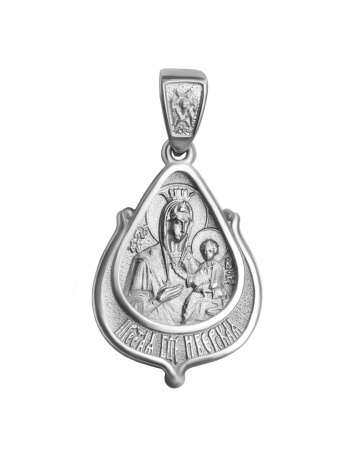 Подвеска с изображением Иверской иконы БМ