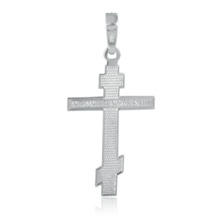 Крест из белого золота
