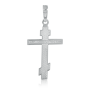 Крест из белого золота