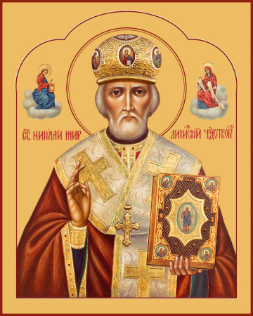 Николай чудотворец, архиепископ Мир Ликийских, святитель, купить икону