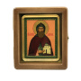 Даниил Московский преподобный Князь, писаная икона с киотом