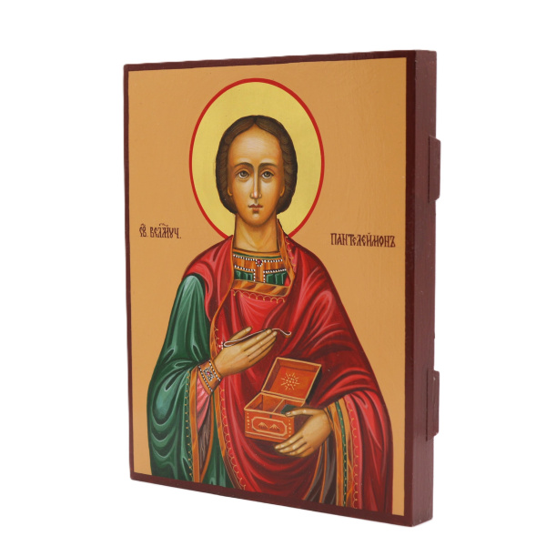 Св. Пантелеймон, целитель, писаная икона