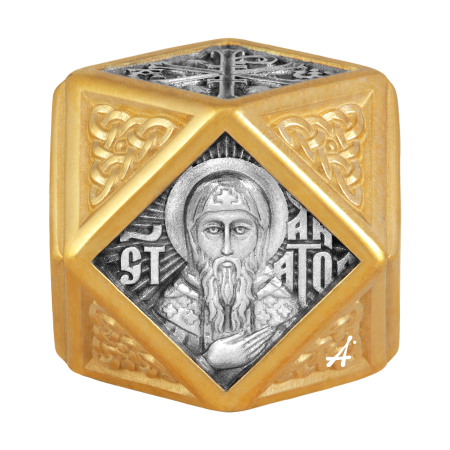 Бусина «Святой преподобный Анатолий. Молитва»