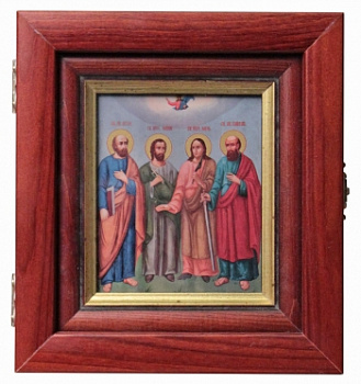 Киот "книжка" под икону 88х104х18 мм