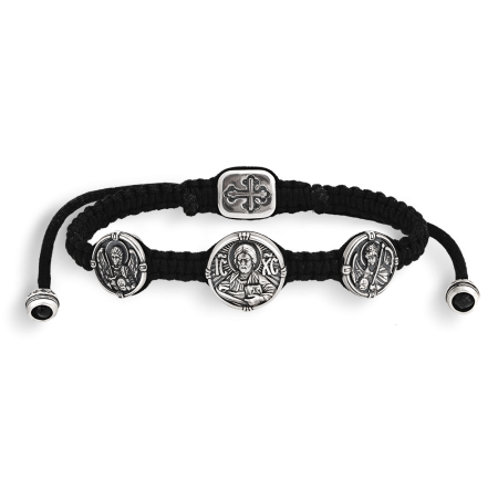 Браслет «Господь Вседержитель» двусторонний серебро