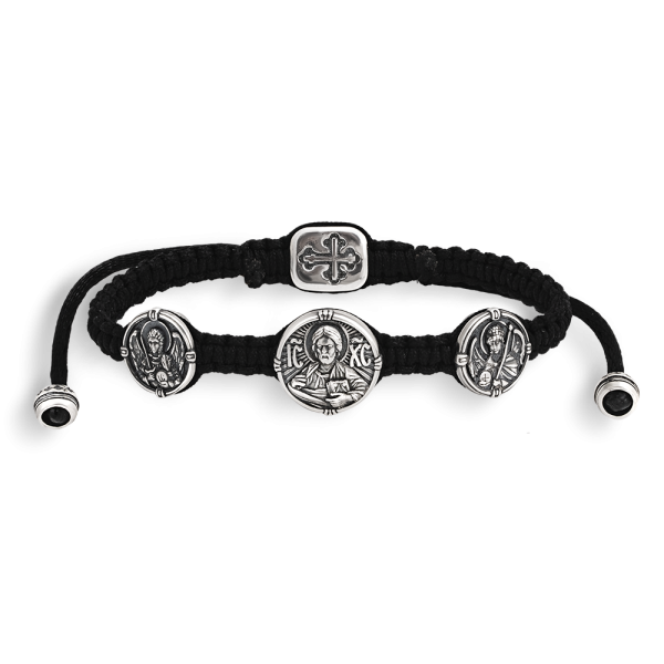 Браслет «Господь Вседержитель» двусторонний серебро