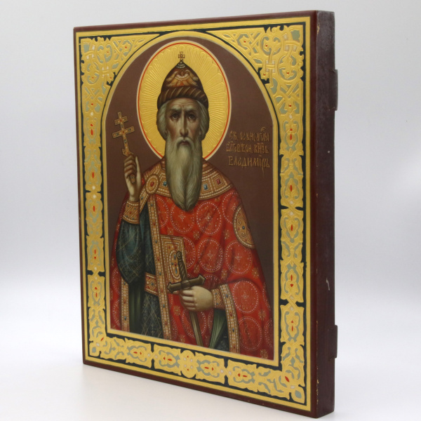Владимир, равноапостольный князь, писаная икона