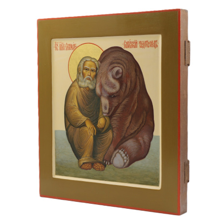 Серафим Саровский преподобный, писанная икона