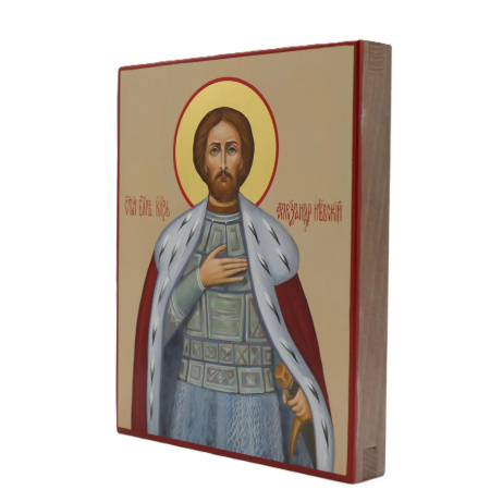 Св. Александр Невский, писаная икона