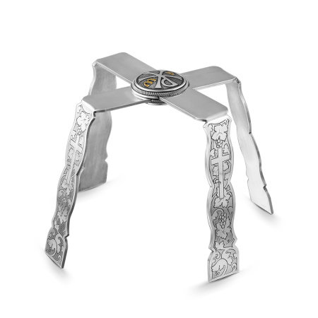 Евхаристический набор из серебра с позолотой 1 литр