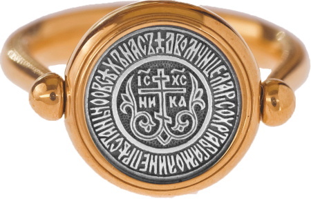 Перстень с иконой "Святая мученица Лариса"