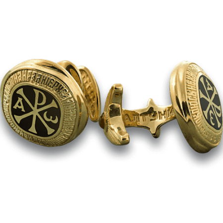 Православные запонки «Хризма» ЗП02
