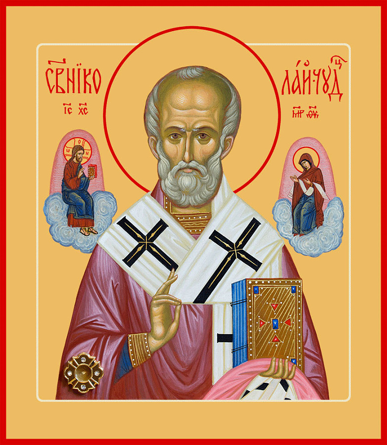 Икона Николай чудотворец, архиепископ Мир Ликийских, святитель (АРТ.06739)