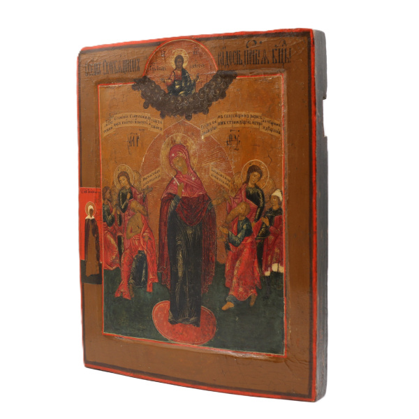 Всех Скорбящих Радость, икона Божией Матери, 19 век