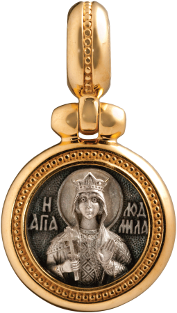 Иконка «СВЯТАЯ МУЧЕНИЦА КНЯГИНЯ ЧЕШСКАЯ ЛЮДМИЛА»