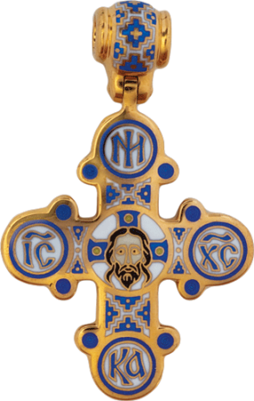 Крест «СПАС НЕРУКОТВОРНЫЙ. СВЕТ И ЖИЗНЬ»