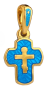 Детский крестик модель «КЭ12» синий
