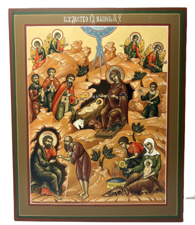 Рождество Христово, писаная икона
