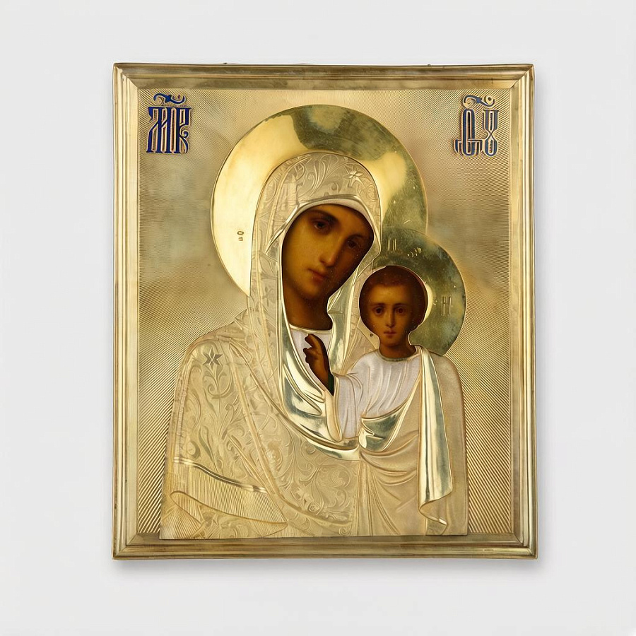 Старинная икона Венчальная пара, XX век 