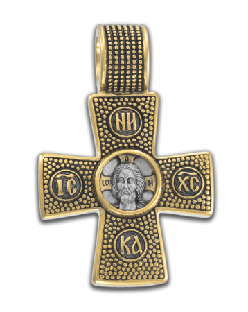 Крест "СПАС НЕРУКОТВОРНЫЙ. ОРАНТА"