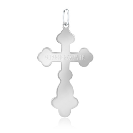Крест из белого золота