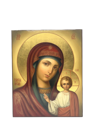 Казанская икона Божией Матери, писаная