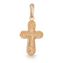 Крест из золота "Распятие. Пресвятая Богородица Покрова"