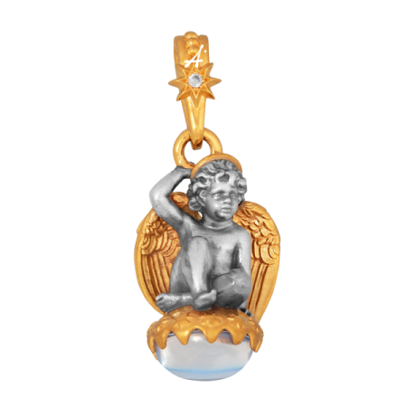 Подвеска «Ангел Хранитель с путеводной звездой»