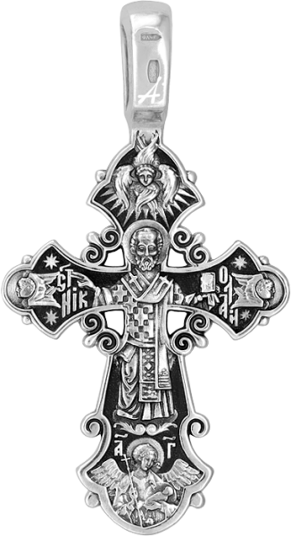 «Распятие. Николай Чудотворец. Ангел Хранитель»