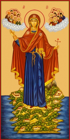 Игумения горы Афонской икона Божией Матери, купить икону