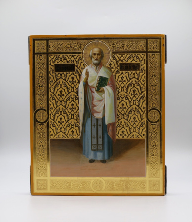 Икона свт.Николай Чудотворец, 19 век