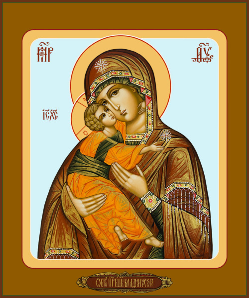 Владимирская икона Божией Матери, купить икону