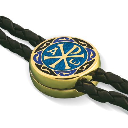 Православный браслет с горячей эмалью «Хризма» Б05