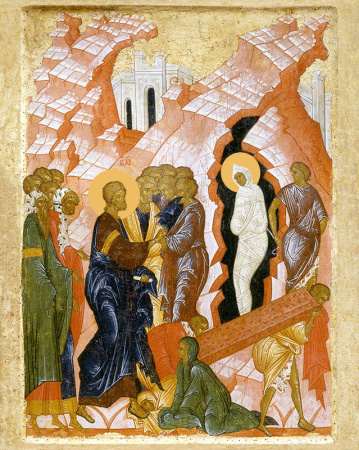 Воскрешение Лазаря, купить икону