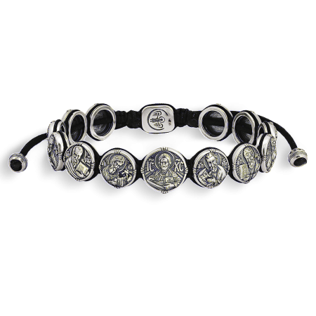 Браслет «12 апостолов» серебро
