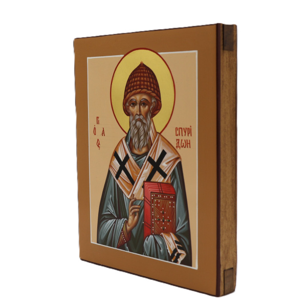 Спиридон Тримифунтский святитель, писанная икона