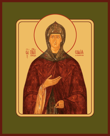 София (в миру Соломония) Суздальская преподобная, купить икону