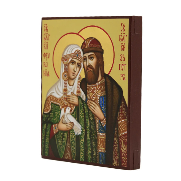 Св. Петр и Феврония, писаная икона