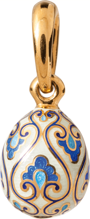 Пасхальное яйцо с цветочным орнаментом