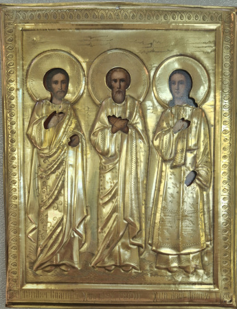 Св. муч. Гурий, Самоний, Авив, 19 век