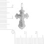 Крест из белого золота