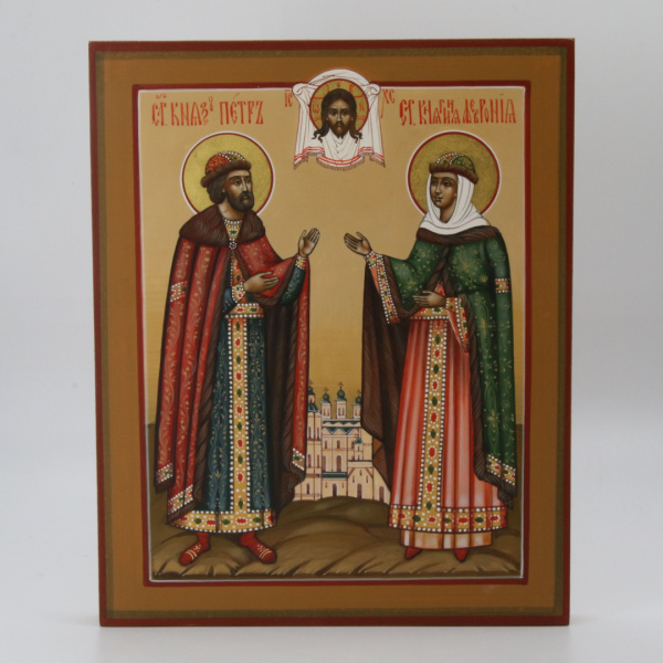 Петр и Феврония, писаная икона