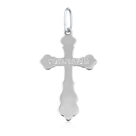 Крест из белого золота