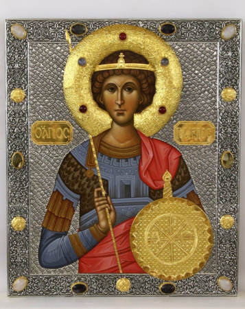 Писаная икона святого великомученика Георгия Победоносца