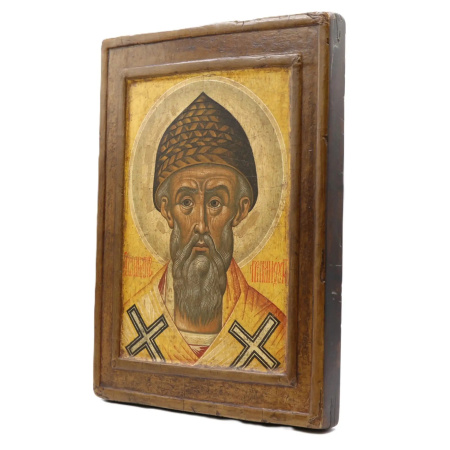 Спиридон Тримифунтский, копия иконы 17 века