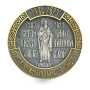 Памятная медаль "40 лет возрождения Данилова Монастыря" с позолотой