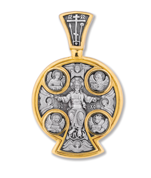 КРЕСТ "СПАС В СИЛАХ. БОЖИЯ МАТЕРЬ ОРАНТА"