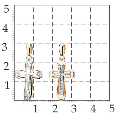 Крест из золота Распятие
