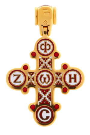 Крест «СПАС НЕРУКОТВОРНЫЙ. СВЕТ И ЖИЗНЬ»