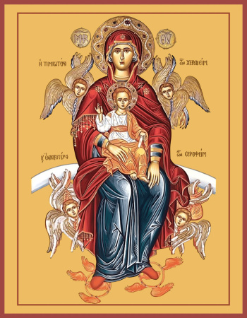 Честнейшая Херувим икона Божией Матери, купить икону